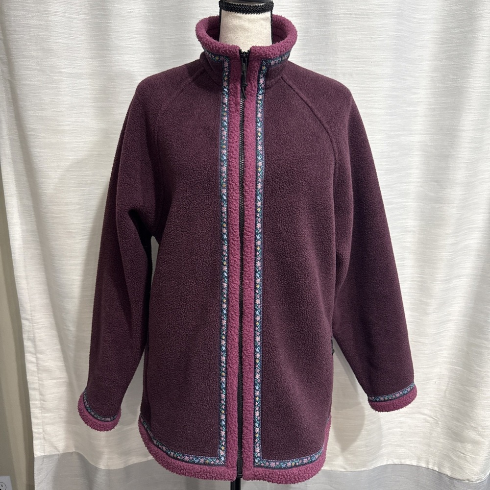 Wintergreen Ely Northern Wear Expedition Women Medium Fleece Full Zip Polartec